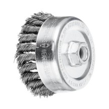 PFERD Threaded Cup Brush - Crimped - 75mm - Steel