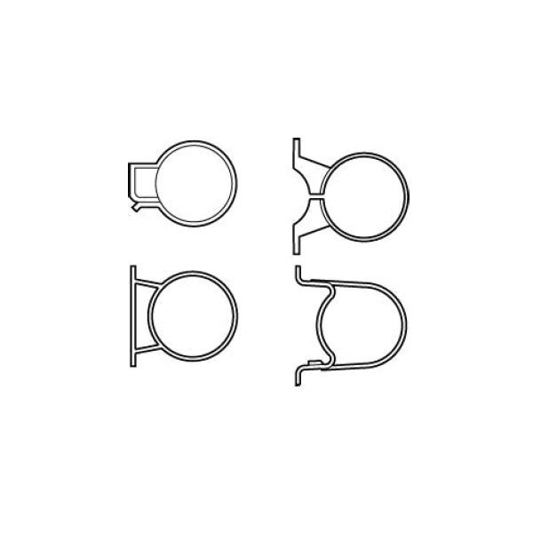 Pipe Bracket - 110mm Black