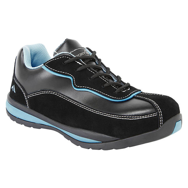 Portwest Steelite Women's Safety Trainer - Black/Blue - 3