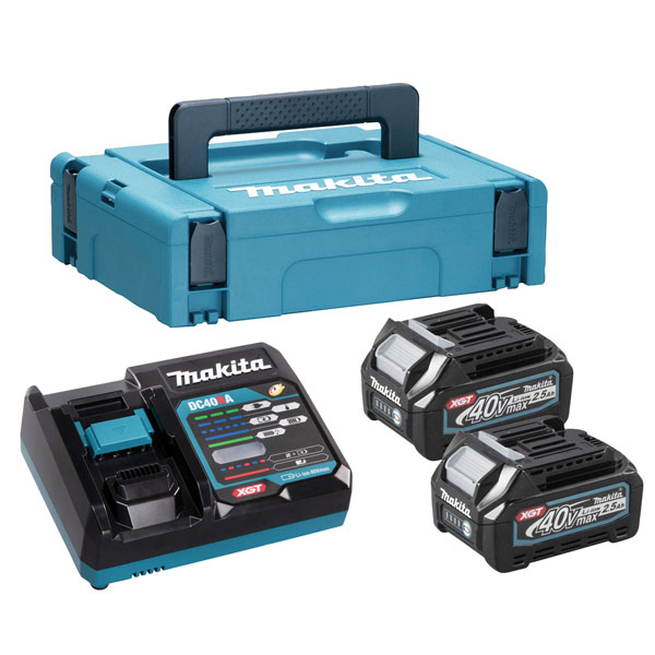 Makita 40V XGT Battery Kit - 2 x 2.5Ah Batteries