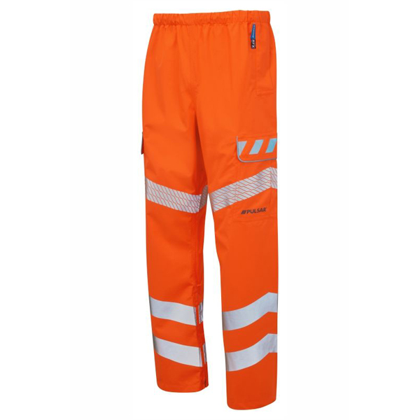 Pulsar EVOLUTION Hi-Vis Waterproof Over Trouser  - Orange - Small