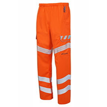 Pulsar EVOLUTION Hi-Vis Waterproof Over Trouser  - Orange - Small