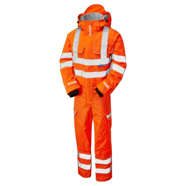 Pulsar PROTECT Hi-Vis Coverall - Orange - Small