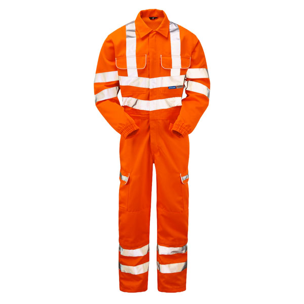Pulsar PROTECT Hi Vis Combat Coverall - Orange - Medium