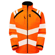 Pulsar LIFE Hi-Vis Softshell Jacket - Orange - Medium