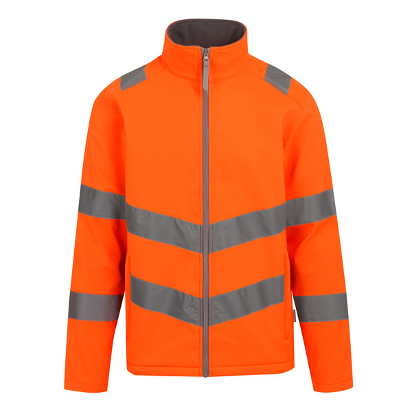 Regatta Pro Contract Ablaze Hi-Vis Softshell - Orange - Small