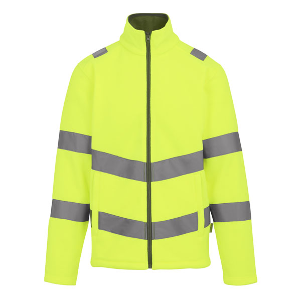 Regatta Pro Contract Thor Hi-Vis Fleece - Yellow - Small