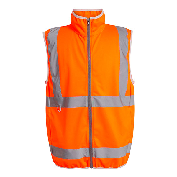 Regatta Pro Full Zip Hi-Vis Gilet - Orange - Small