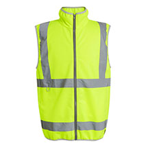 Regatta Pro Full Zip Hi-Vis Gilet - Yellow - Small