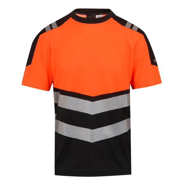 Regatta X-Pro Hi-Vis T-Shirt - Orange/Black - Small