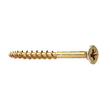 Screw-Tite YZP Woodscrew - Countersunk Pozi - 3.5mm - 30mm
