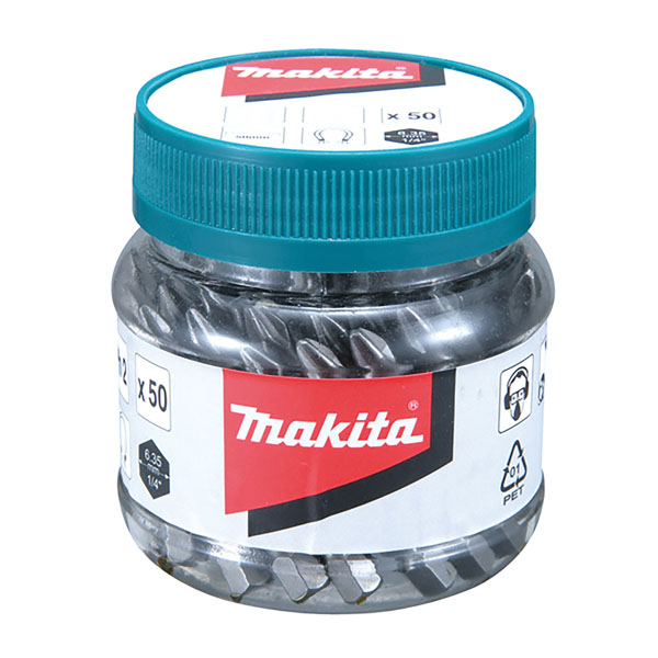 Makita Screw Bits - PZ2 - 50mm - 50