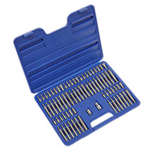 Sealey 3/8'' & 1/2'' Bit Set - 74 Piece