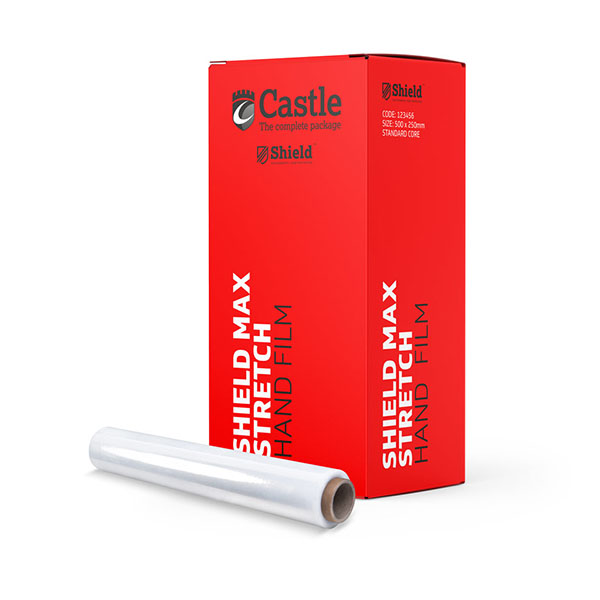 Shield Max Stretch Hand Pallet Wrap - Black