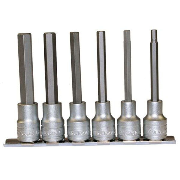 Teng Tools Long Hex Bit Socket Set - 1/2''