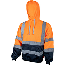 Unbreakable Sherman Hi-Vis Hoodie - Orange - Medium