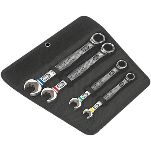 Wera 6000 Joker Ratcheting Combination Wrenches 4 Set