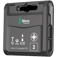 Wera Bit-Box 15 Impaktor PZ (15 piece)