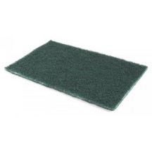 3M 7486 Scotchbrite Pads Dark Green - Pack 10