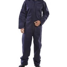 Beeswift Contract CFRBS Fire Retardant Boilersuit - Navy