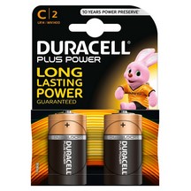 Duracell Battery - C - Pack 2