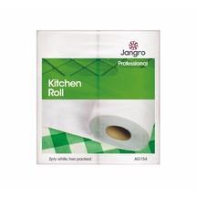 Jangro Kitchen Rolls White 2-ply