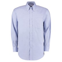 Kustom Kit Premium Kk105 Oxford Shirt Long Sleeve - Blue