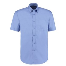 Kustom Kit Premium KK109 Oxford Shirt Short Sleeve - Blue