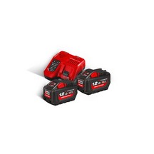 Milwaukee M18HNRG 2x 12.0Ah High Output Battery & Fast Charger 