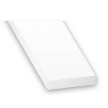 Plastic Flat White 1M Profile