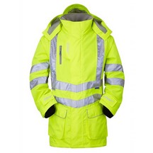 Pulsar Hi Vis Padded Storm Coat - Yellow