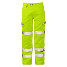 Pulsar Tall Leg Hi-Vis Combat Trouser - Yellow