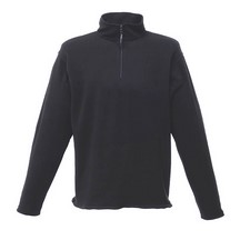 Men's Regatta Micro Zip Neck Fleece - Black