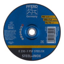 PFERD PSF STEEL Grinding Wheels
