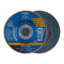 PFERD STEELOX POLIFAN-Flap Discs 