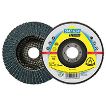 Klingspor SMT624 SUPRA Flap Disc - Stainless Steel and Steel