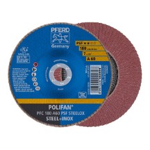 PFERD STEELOX POLIFAN-Flap Discs 