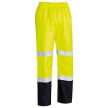 Bisley Hi-Vis Yellow Rain Shell Trouser