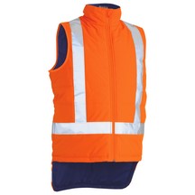 Bisley Large Hi-Vis Orange Puffer Vest