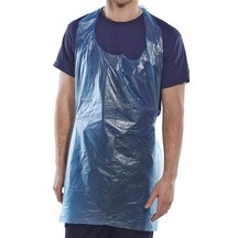 Blue Disposable Aprons X 100