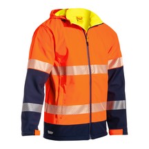 Bisley Hi-Vis Orange Two-Tone Softshell