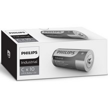 Philips Industrial Battery - C - Pack of 10