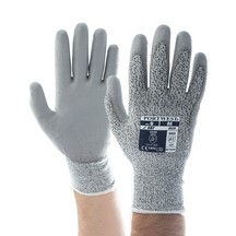 Portwest Grey Cut 3 Pu Palm Glove