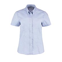 Women's Oxford Shirt Short Sleeve - Blue