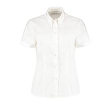 Women's Oxford Shirt Short Sleeve White