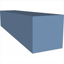 Bright Mild Steel Square EN3B 3/3.3m