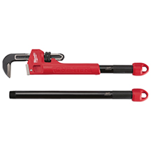 Milwaukee Cheater Extendable Pipe Wrench