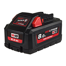 Milwaukee M18HB8 18V High Output Battery - 8.0Ah