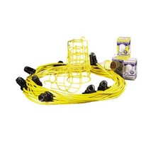 Birchwood 22m Festoon Light Kit 