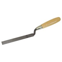 C.K Finger Trowel Flat Carbon Steel Wood Handle